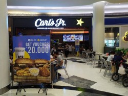 Lokasi Carl's Jr di St Moritz Mall (Lippo Mall Puri)