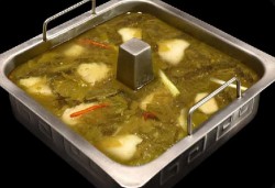 Sup Sayur Asin Dengan Ikan Haidilao Hot Pot