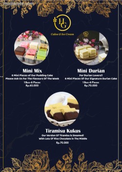 Daftar Harga Menu HG Cakes & Ice Cream