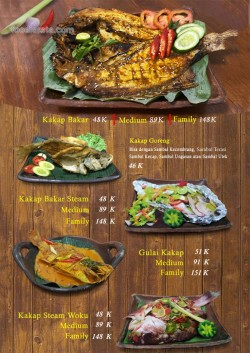 Daftar Harga Menu Terminal Ikan Resto