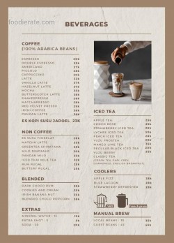 Daftar Harga Menu Phos Coffee & Eatery
