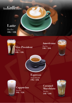 Daftar Harga Menu Acclamare Coffee & Companion