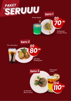 Daftar Harga Menu Acclamare Coffee & Companion