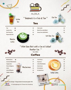 Daftar Harga Menu Cafe Aldila