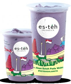 Esteh Taro es.teh Indonesia