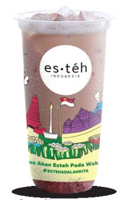 Esteh Susu Nusaberry es.teh Indonesia