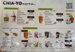 Daftar Harga Menu Chia-yo Express
