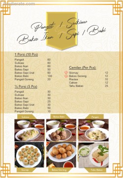 Daftar Harga Menu Nasi Tim Pasar Pagi (Cahaya Pagi Chinese Food)