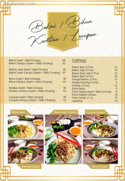 Daftar Harga Menu Nasi Tim Pasar Pagi (Cahaya Pagi Chinese Food)