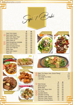 Daftar Harga Menu Nasi Tim Pasar Pagi (Cahaya Pagi Chinese Food)