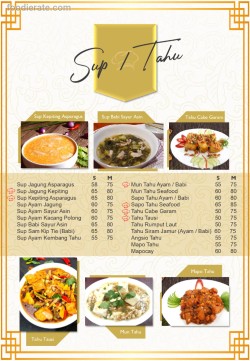 Daftar Harga Menu Nasi Tim Pasar Pagi (Cahaya Pagi Chinese Food)