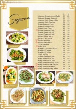 Daftar Harga Menu Nasi Tim Pasar Pagi (Cahaya Pagi Chinese Food)