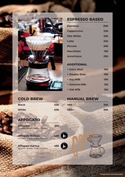 Daftar Harga Menu Kopi Se-Indonesia