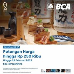 Promo Sushi Hiro BCA