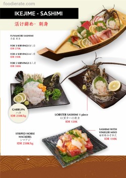 Daftar Harga Menu Man Man Unagi