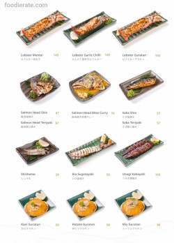 Daftar Harga Menu Gion The Sushi Bar