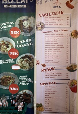 Daftar Harga Menu Ho Lai