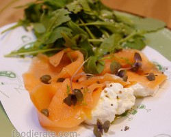 House Smoked Salmon and Ricotta Solo Pizza