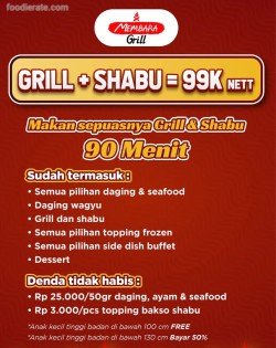 Daftar Harga Menu Membara Coffee x Grill