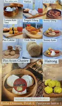 Daftar Harga Menu Kedai Dimsum