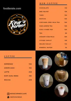 Daftar Harga Menu Ren's Corner