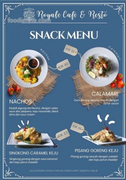 Daftar Harga Menu Royale Cafe Resto