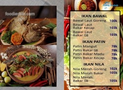 Daftar Harga Menu Gubug Berkah Resto & Cafe