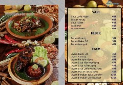 Daftar Harga Menu Gubug Berkah Resto & Cafe