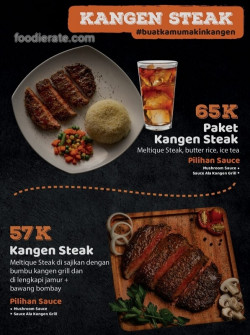 Daftar Harga Menu Kangen Grill