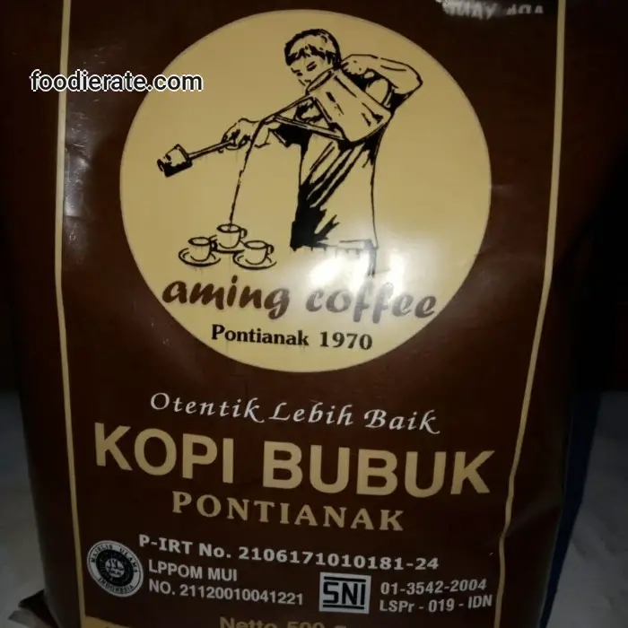 Kopi bubuk Aming Coffee: Bubuk kopi legendaris asli dari kota Pontianak